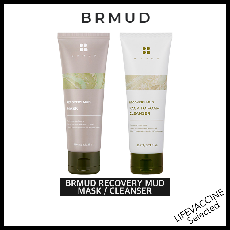 [BRMUD] มาส์กโคลนรีคัฟเวอรี่ วอช ออฟ / โคลนแพ็ค ทู โฟม คลีนเซอร์ 110มล.