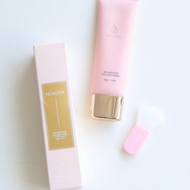 Nowater Skin Booster Collagen Peel off Mask Pack 50g Radiant Youthful Skin Hydrating ต่อต้านวัย