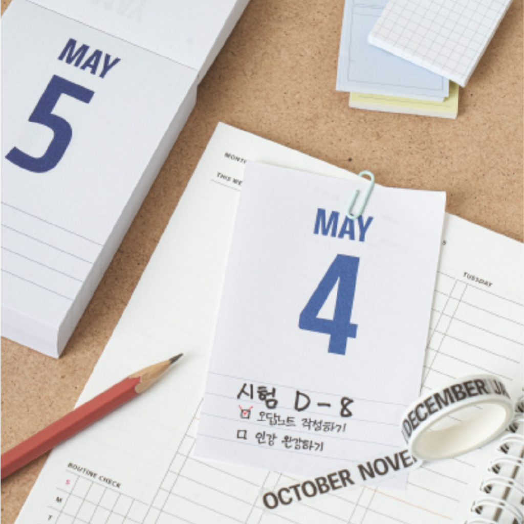 Daiso Korea 365 Days Memo Calendar ราคา ถูกที่สุด ดีลบีเคเค แกลเลอรีภาพที่ 5