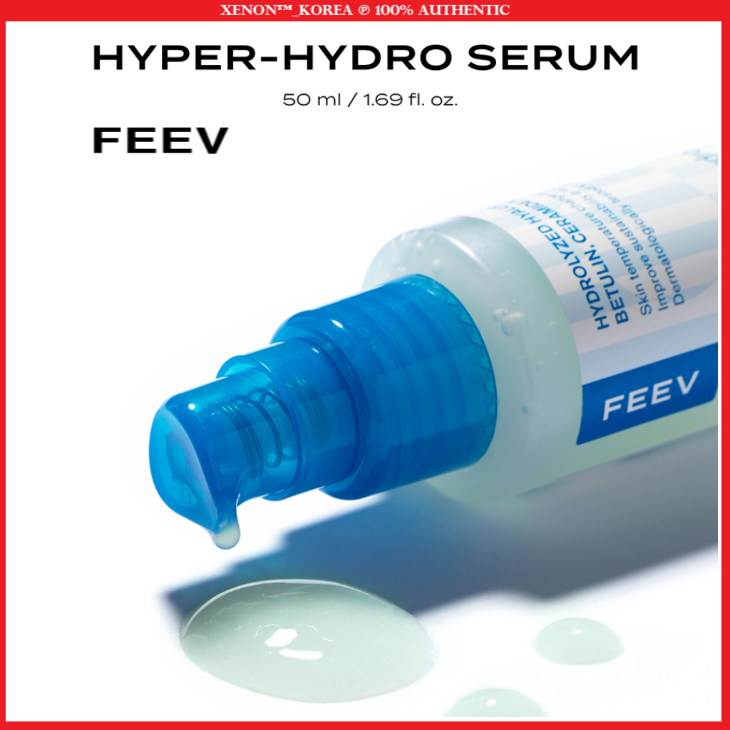 Feev Hyper-Hydro Serum 50ml / เซรั่มให้ความชุ่มชื้นที่ผ่านการรับรองจากมังสวิรัติ