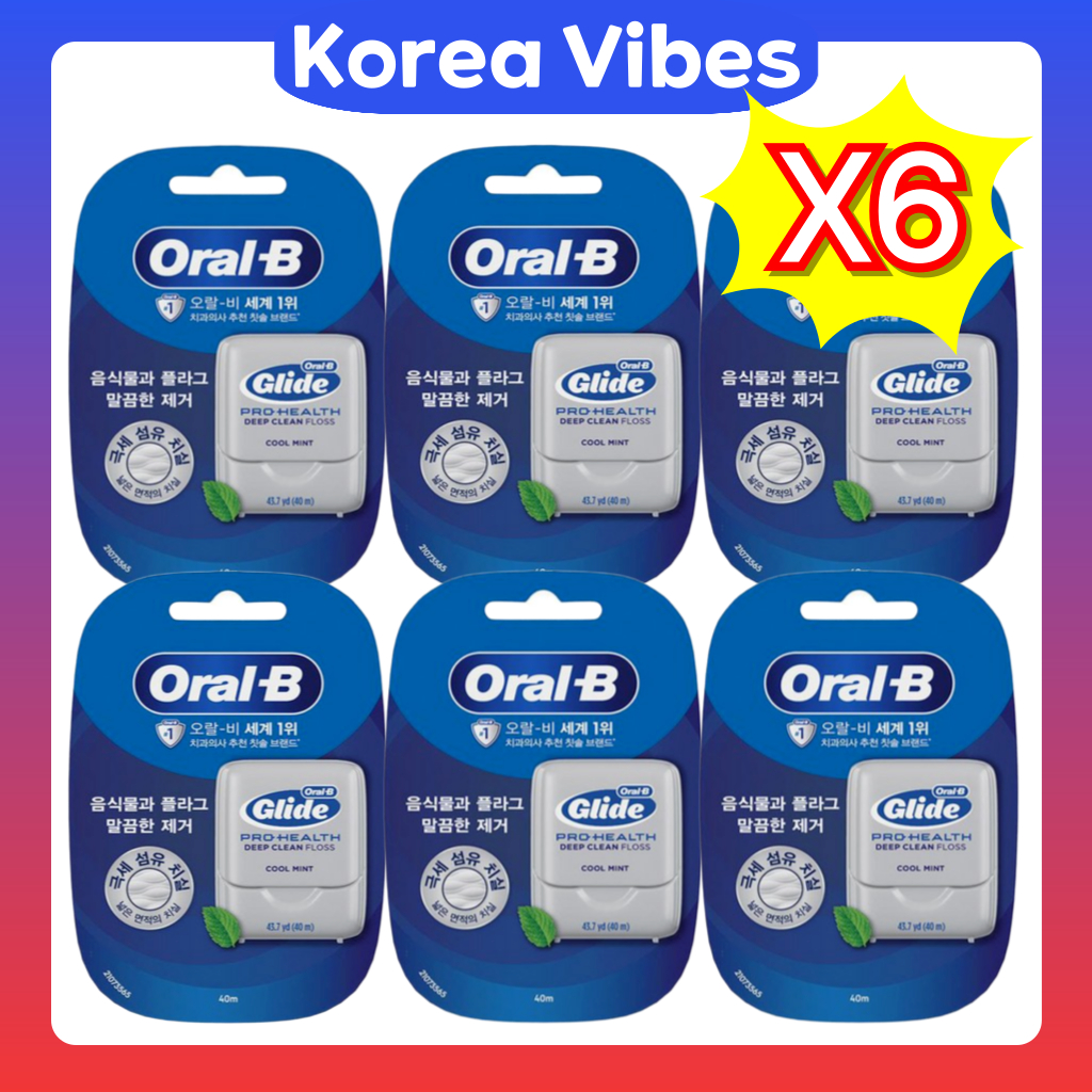 Oral-b Glide Pro-Health Deep Clean Floss 40m 6EA