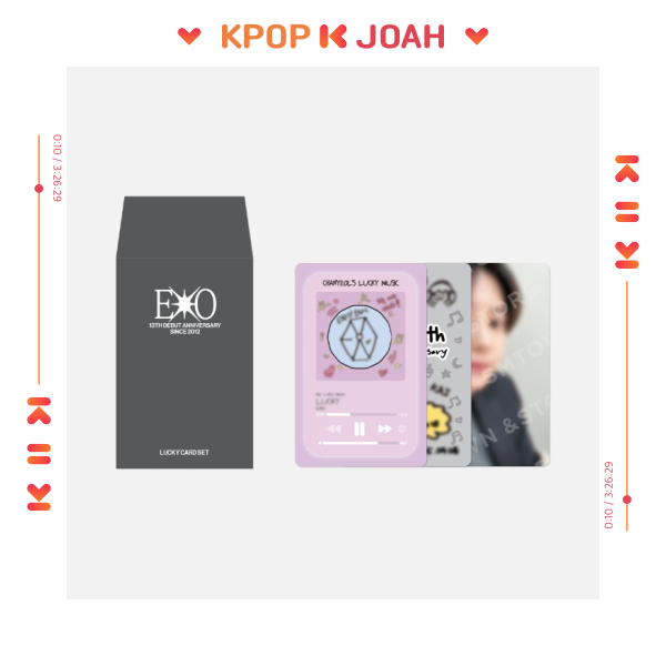 (LUCKY CARD SET) EXO - 13th ANNIVERSARY MD (28th May.2025)