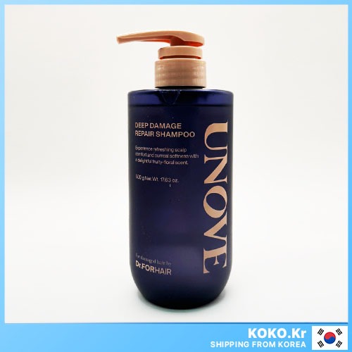 Unove Deep Damage Repair Shampoo 500g (ไม่มีกล่อง) พร้อม FREEBIES