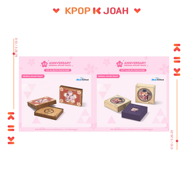 (KIT / CD ALBUM PACKAGE) BLUE ARCHIVE - 3.5th ANNIVERSARY OST (18th Jun.2025)