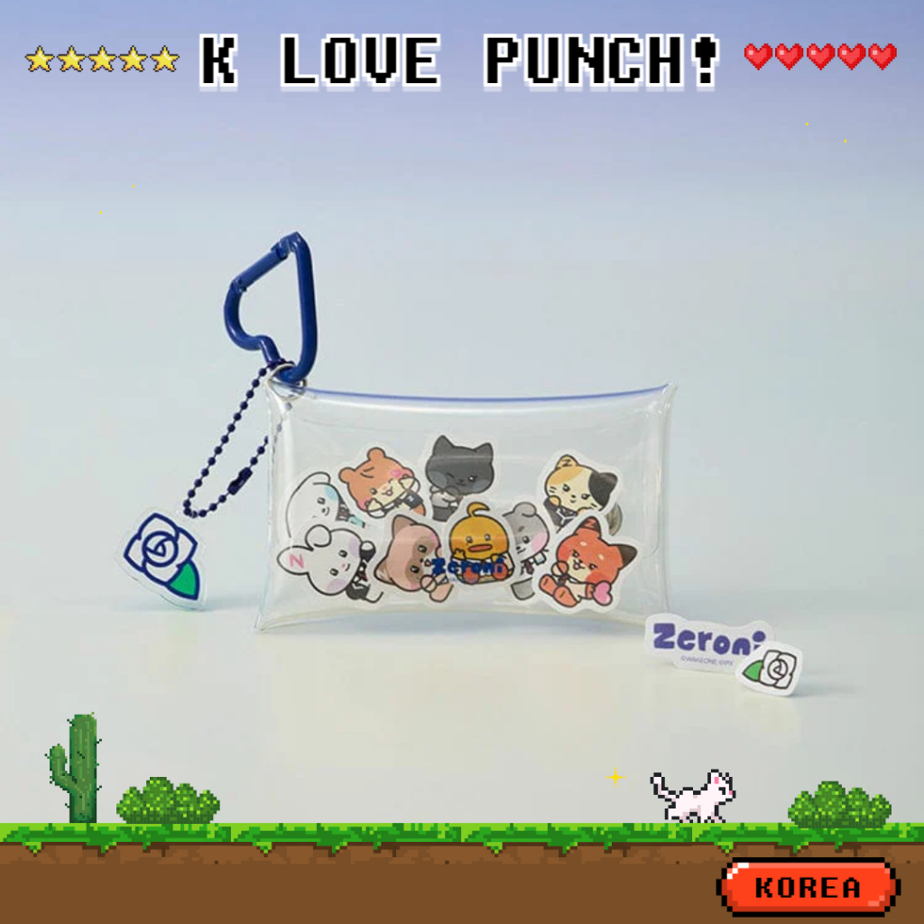 ZEROBASEONE Zeroni PVC Pouch Sticker Set | ชุดสติ๊กเกอร์ กระเป๋า PVC ZB1