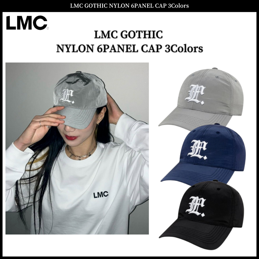 Lmc GOTHIC NYLON 6PANEL CAP 3 สี