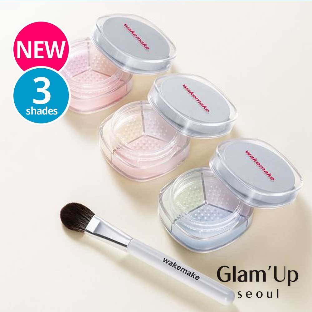 [Wakemake] (NEW) แป้งฝุ่น Stay Fixer Fact Vegan Multi Colour Powder -  Base Makeup Fixer Olive Young