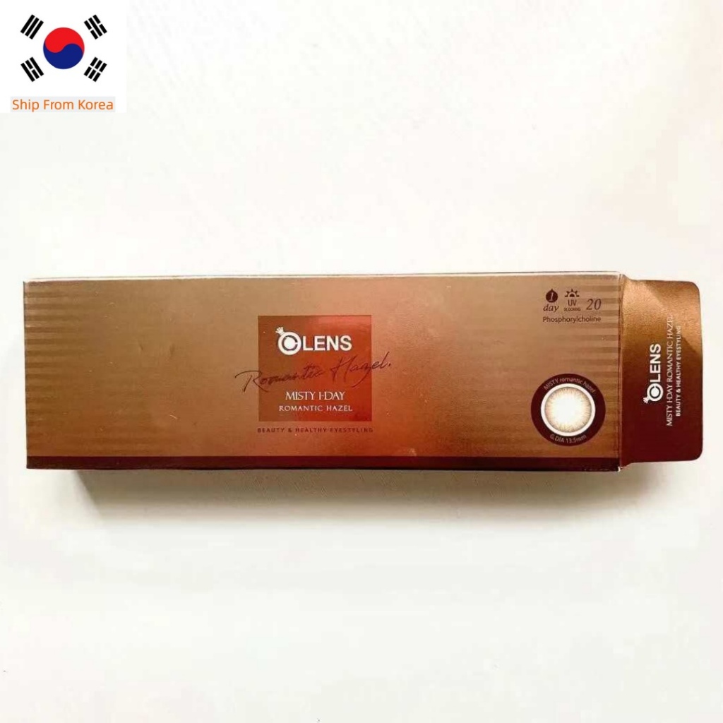 Olens MISTY ROMANTIC HAZEL 20P คอนแทคเลนส์ เลนส์เกาหลี เลนส์