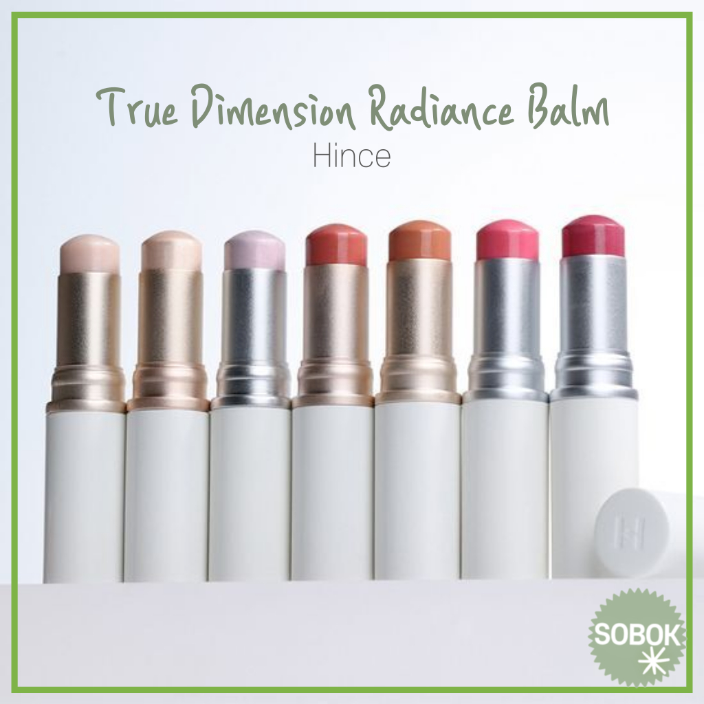 [Hince] True Dimension Radiance Balm 7color / Highlighter Blush Stick บลัชออน ไฮไลท์ ลิปบาล์ม เนื้อม