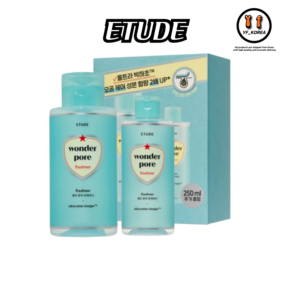 [ETUDE] วันเดอร์ โฟร์ เฟรชเนอร์ 2 ชุด, โทนเนอร์ (500 มล. + 250 มล.)