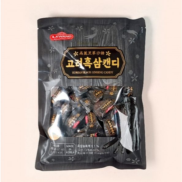 คอลเลกชันขนมเกาหลี ลูกอมโสมแดง / ลูกอมโสมดํา 280g / RED GINSENG bean Jelly K-gift K- Healthy