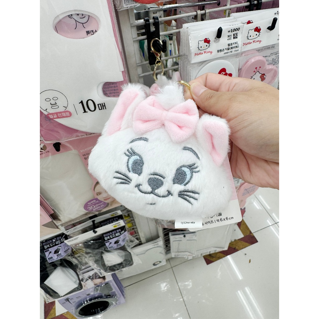DAISO KOREA MARIE KEYRING MIRROR