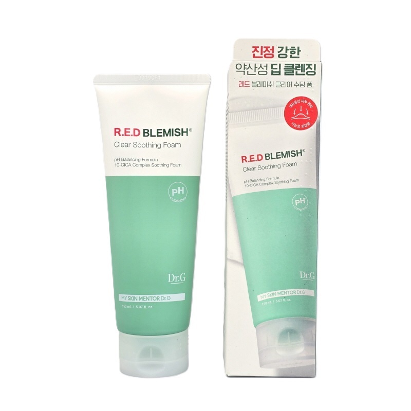 [Dr.G] โฟมล้างหน้า R.E.D Blemish Clear Soothing Foam 150 มล.