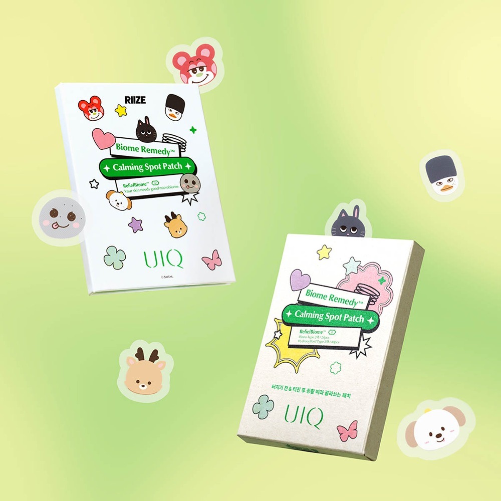 *พร้อมชุดโปสการ์ด Riize/rize pick!* [UIQ] Biome Remedy Calming Spot Patch Set (2 ชนิด)