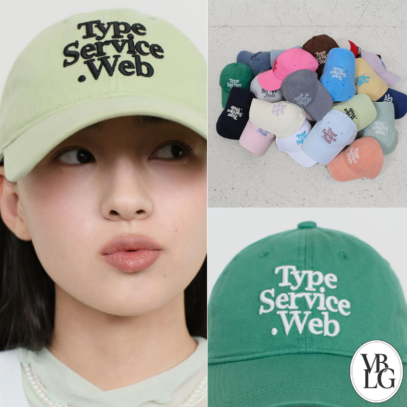 TYPESERVICE WEB Baseball Color Cap Korean Street Style Unisex Ball Cap