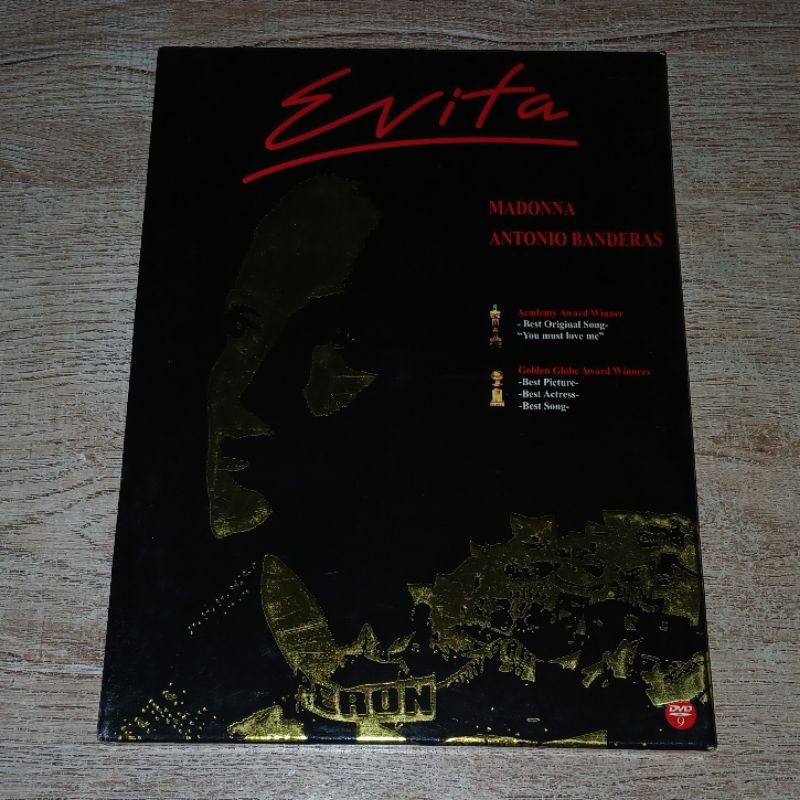 Madonna ดีวีดี DVD Movie Evita digipack Thailand Edition / Not CD ไม่ใช่ ซีดี