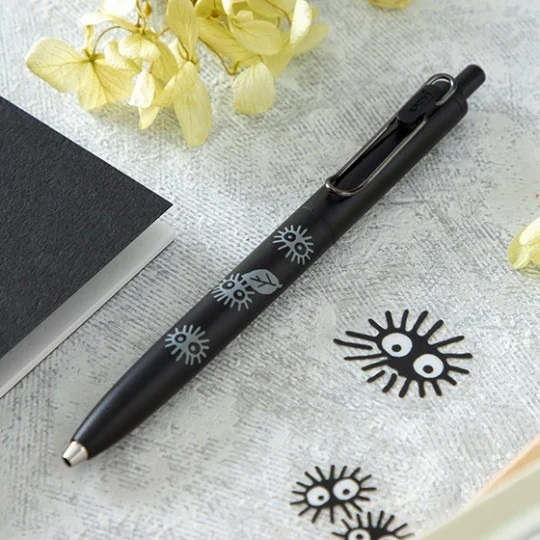 Uni-ball One F Black Gel Ink Pen - Limited Premium Edition Totoro Kurosuke