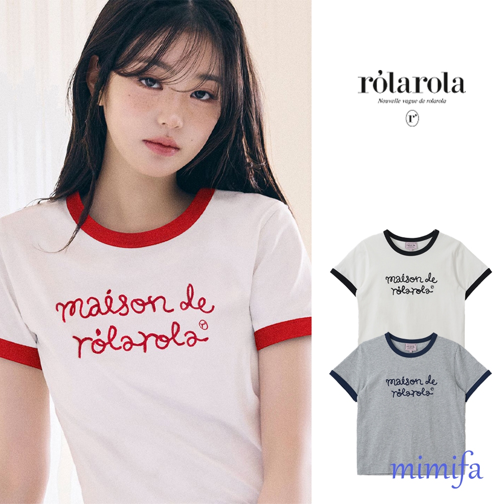 [ROLAROLA] Maison ROLA RINGER T-shirt เสื้อยืดแขนสั้น