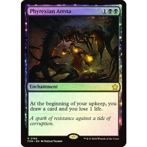 รองพื้น MTG - ฟอยล์ Phyrexian Arena