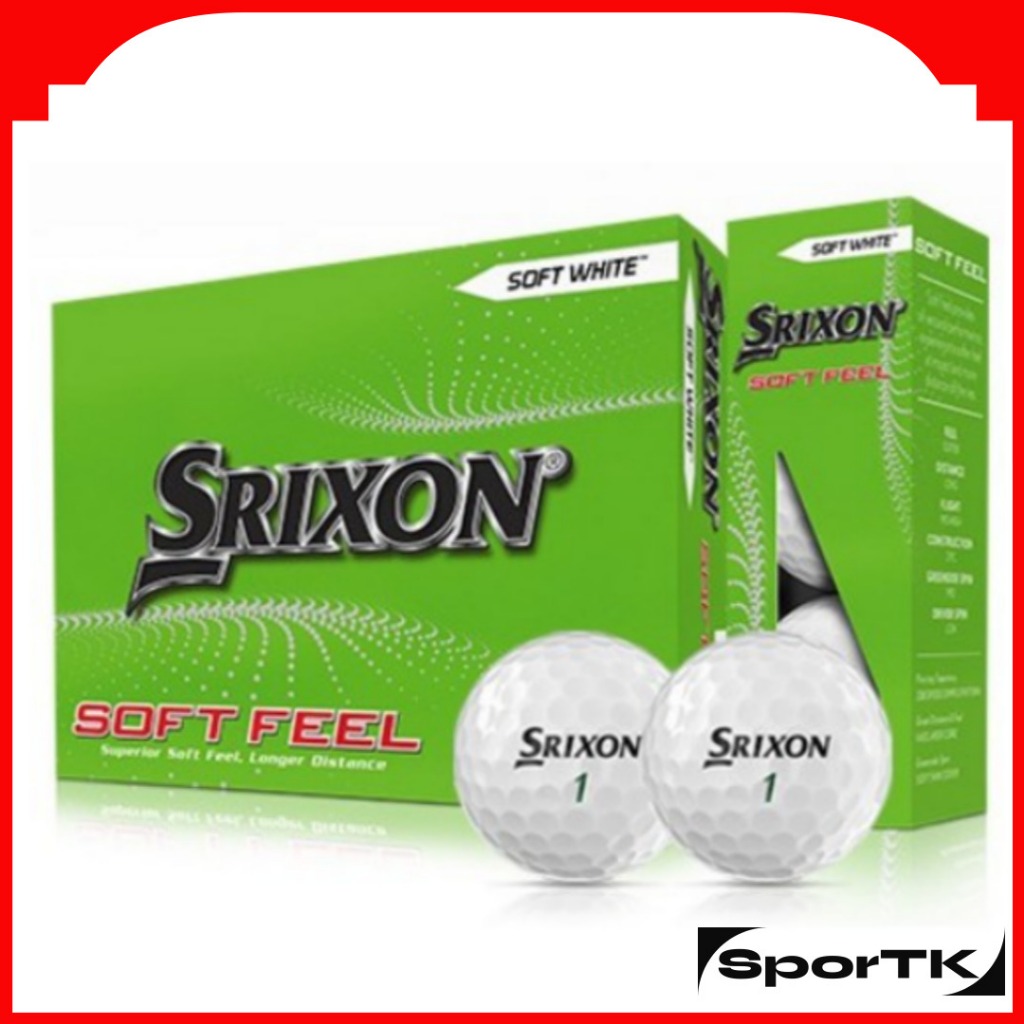 Srixon Soft Feel ลูกกอล์ฟ 2 ชิ้น 12ea