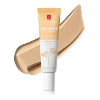 [ERBORIAN] Super BB Cream (Nude / Clair) Ultimate Coverage for Acne-Prone Skin การปกปิดสูงสุดสำหรับผิวที่เป็นสิว - เป็นสิว