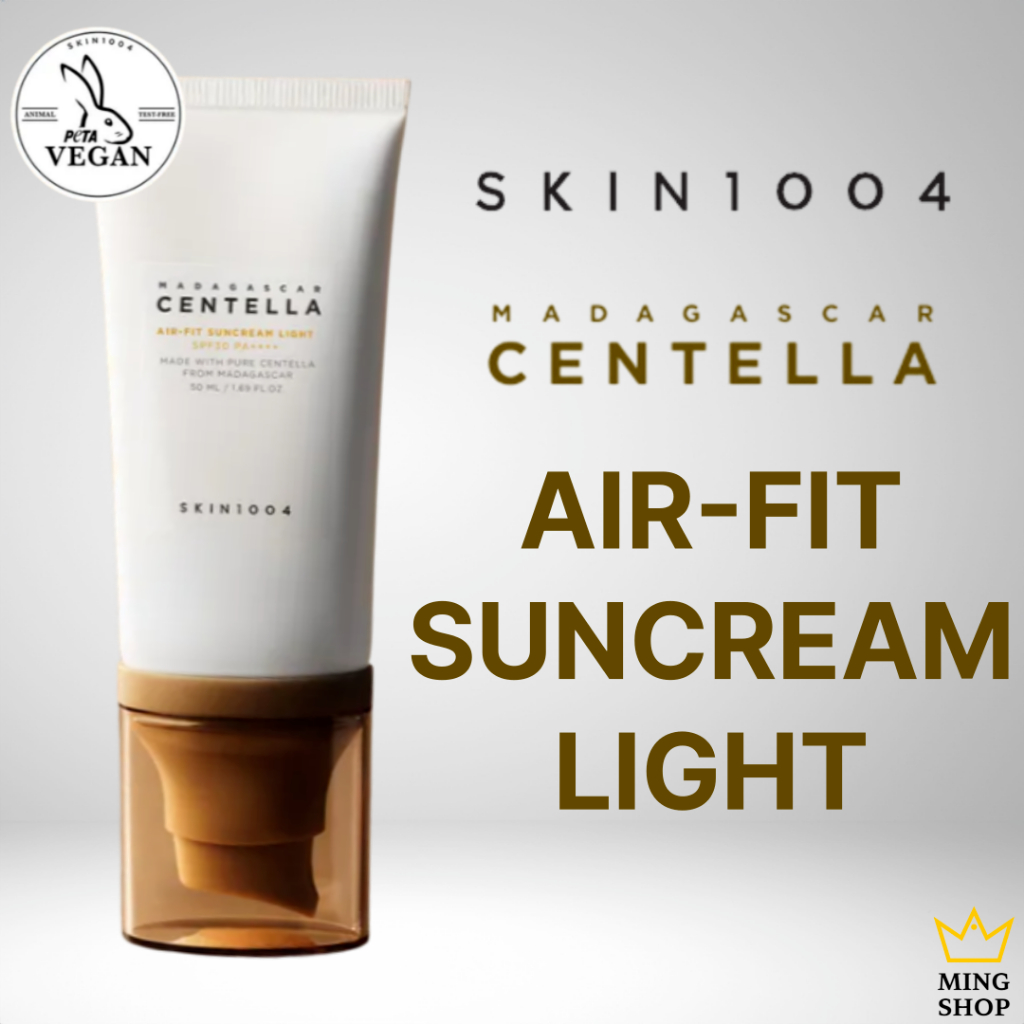 SKIN1004 SKIN1004Madagascar Centella Air fit Sunscreen Light 50ml / ครีมกันแดดแร่ / ครีมกันแดด