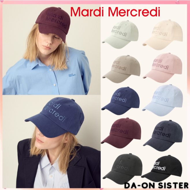 [ MARDI MERCREDI ] CAP MARDI 11color korea แท้ 100%
