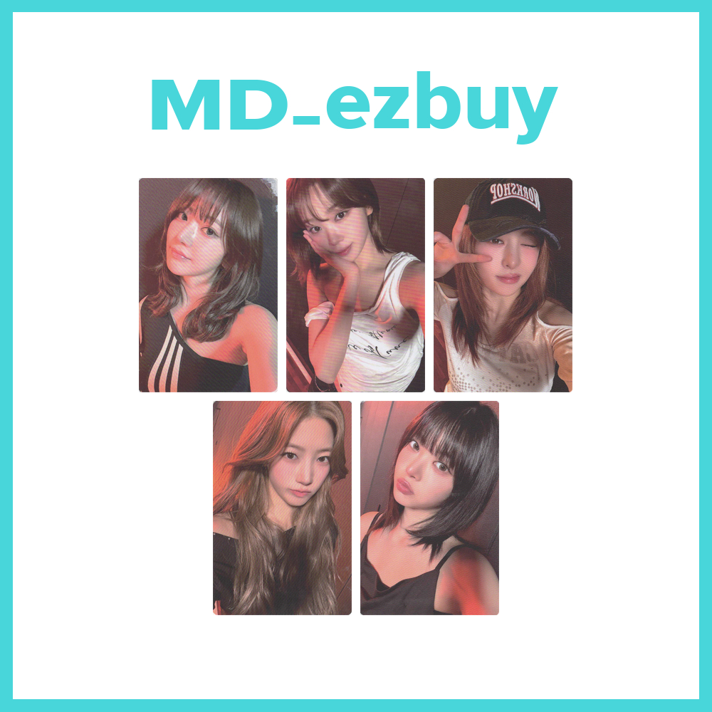 [ Ready stock ] Le sserafim HOT photocard kpopmerch video call Random 10 event pc