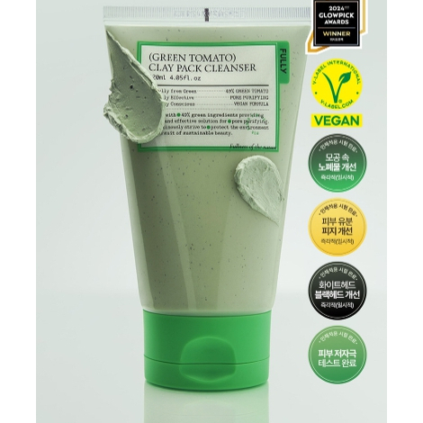 [เต็ม] Green Tomato Clay Mask Cleanser 120ml (ในกล่อง)