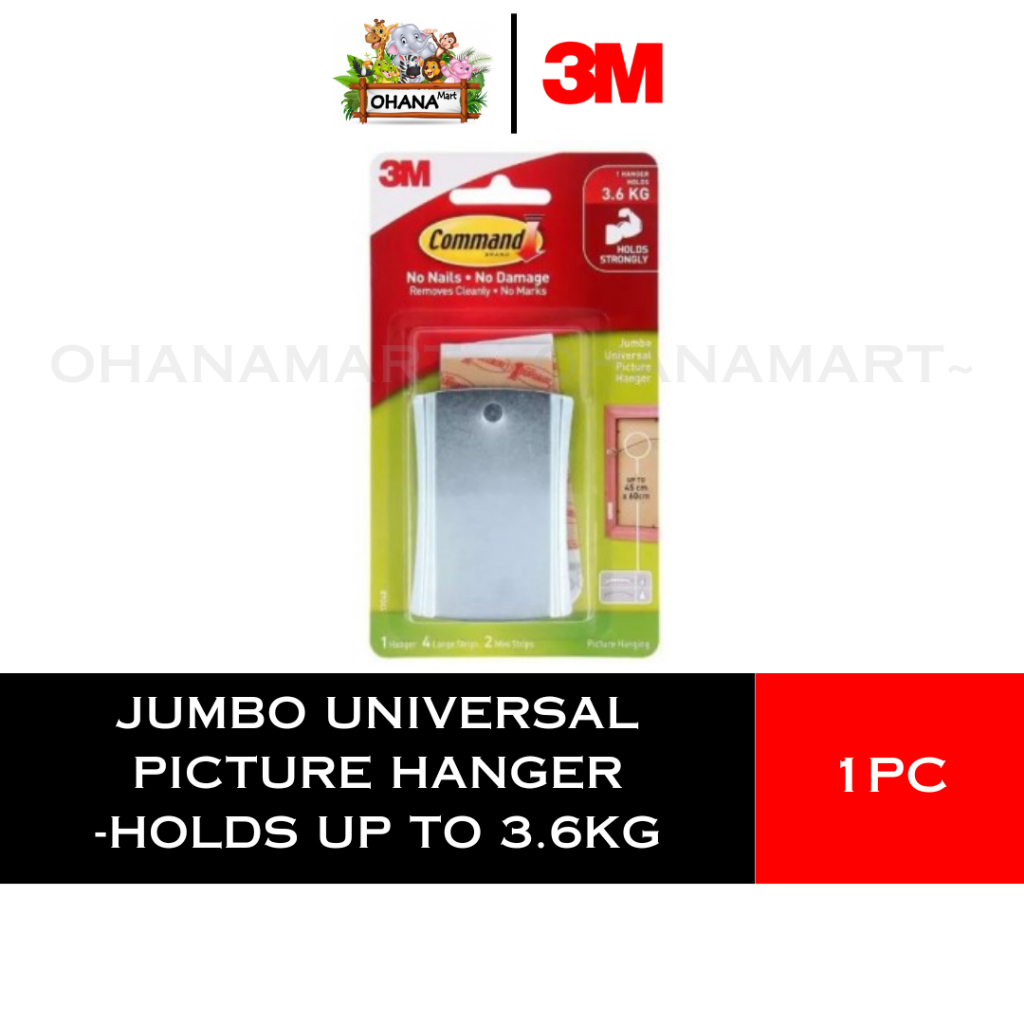 3M Command 17048 Jumbo Universal Picture Hanger-ถือได้ถึง 3.6KG