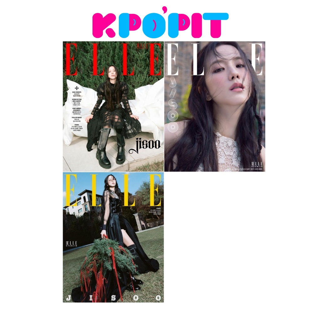 [Magazine]  ELLE 2024.12 [Cover : JISOO (BLACKPINK)]