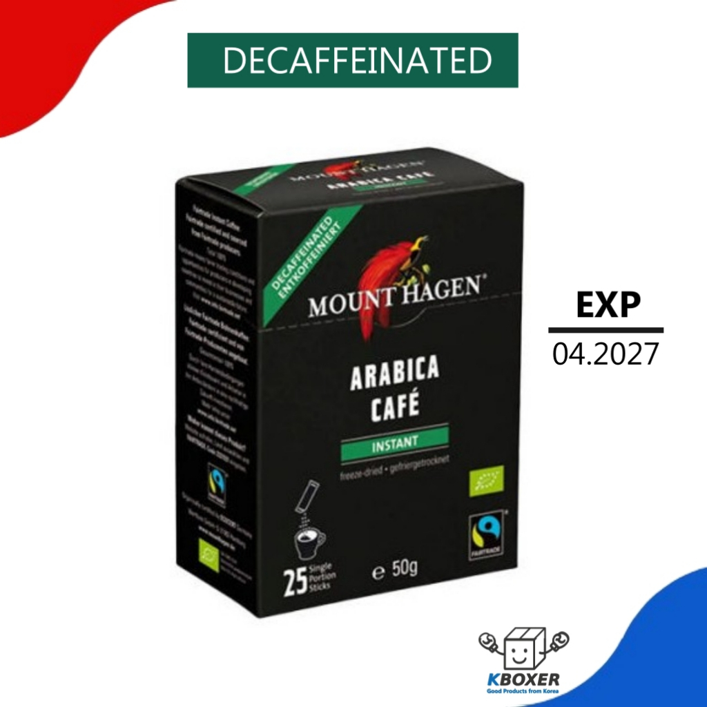 Mount Hagen 25 Count Single Serve กาแฟสําเร็จรูป ธนาฟ - 1 แพ็ค | เมล็ดกาแฟอาราบิก้าคั่วกลางออร์แกนิก