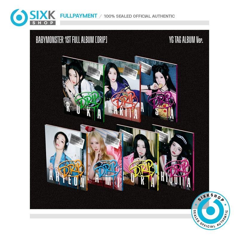 (YG TAG ver) BABYMONSTER 1st Full Album DRIP