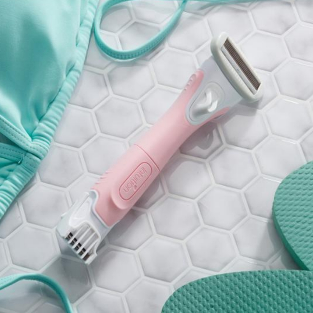 Schick Intuition Bikini Hair Remover Trimmer Handle+1 Blade, Battery Electric Trimmer / จากเกาหลี