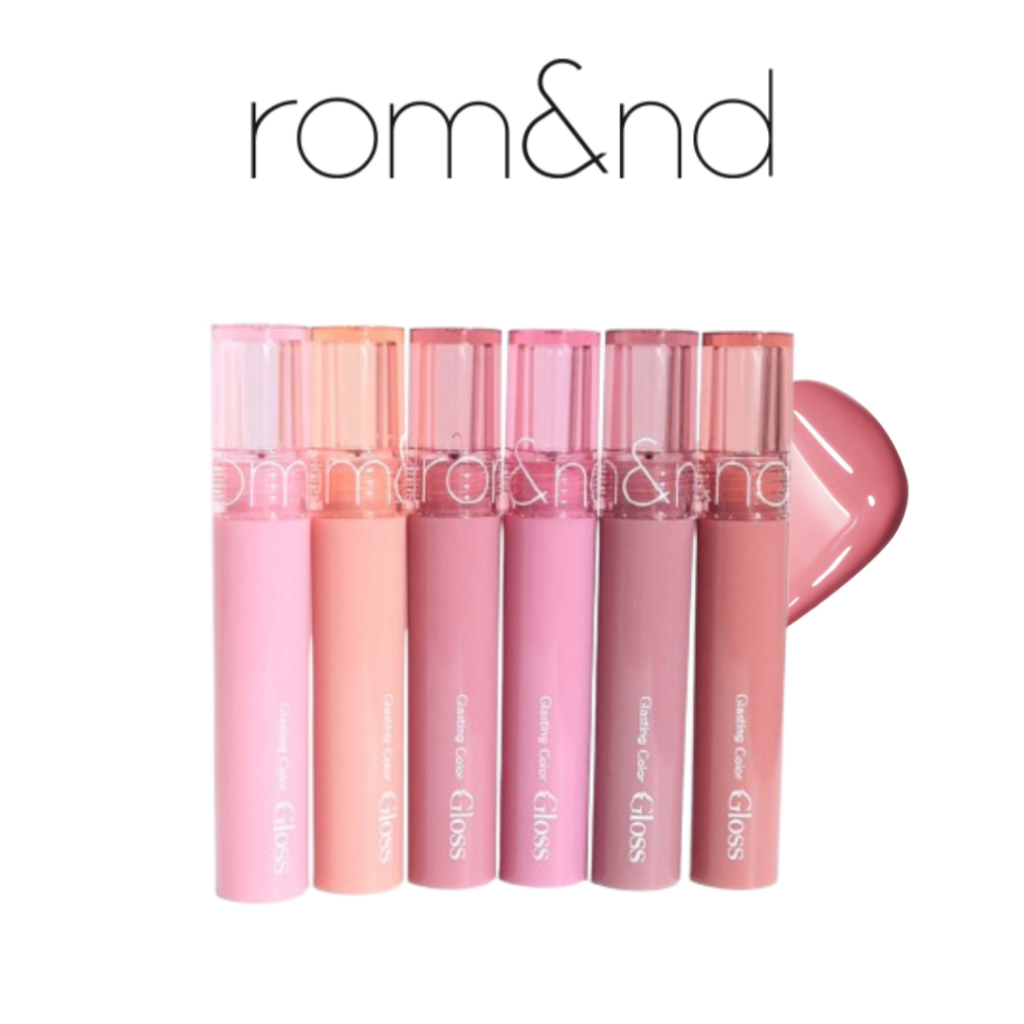 rom&nd GLASTING COLOR GLOSS เนื้อฉ่ำวาว ลิปกลอส romand รุ่นลิซ่า