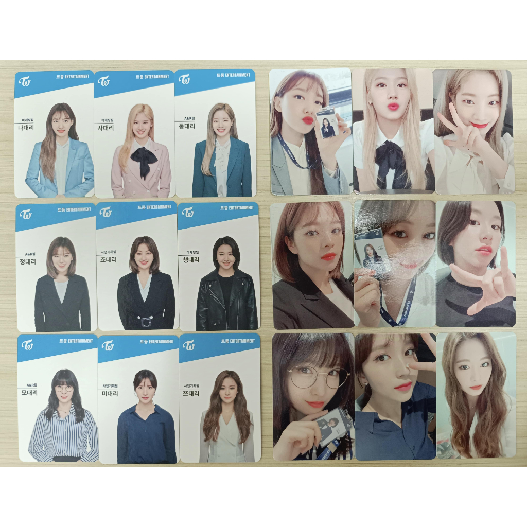 สองครั้ง 1st 2nd 3rd Generation Membership Kit Photocard Set