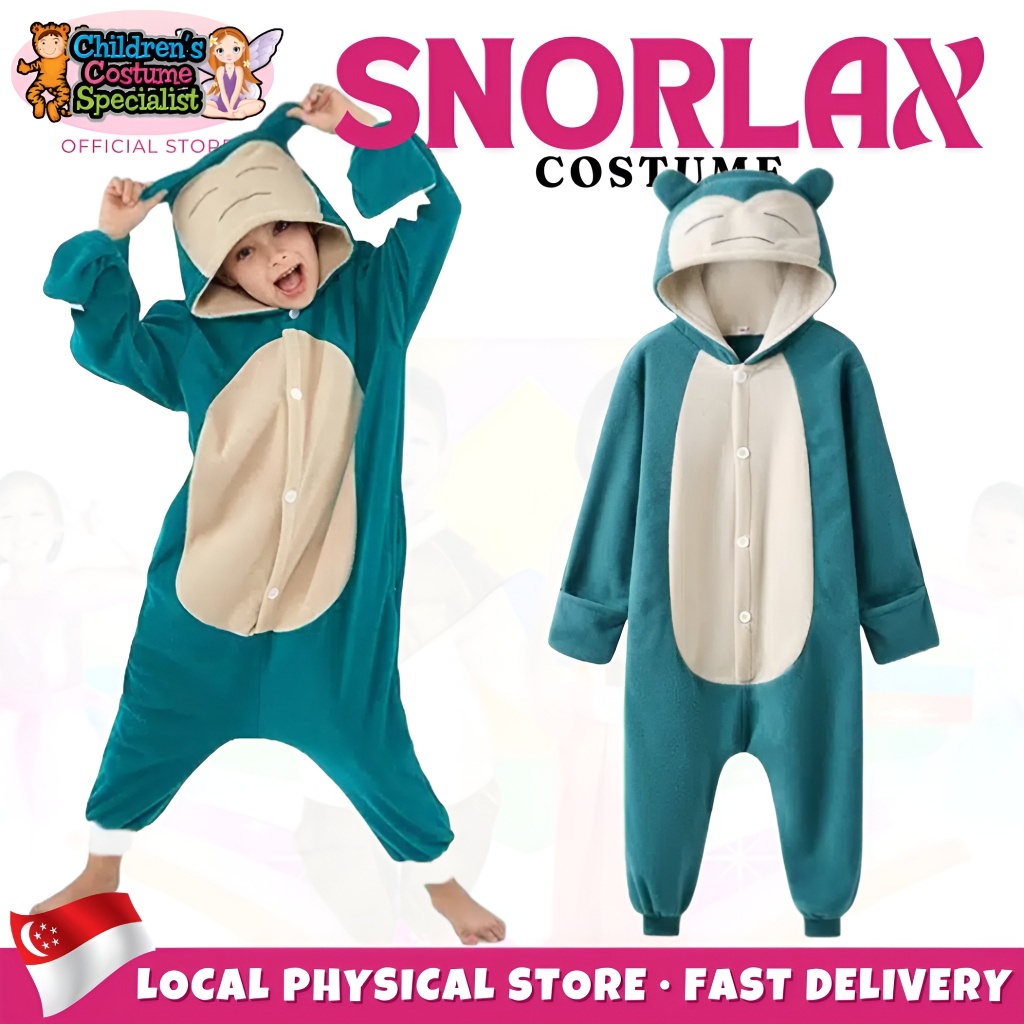 Cozy Kids Snorlax Costume – Snuggle Up Like Your Favorite Costume Onesies สําหรับเด็ก