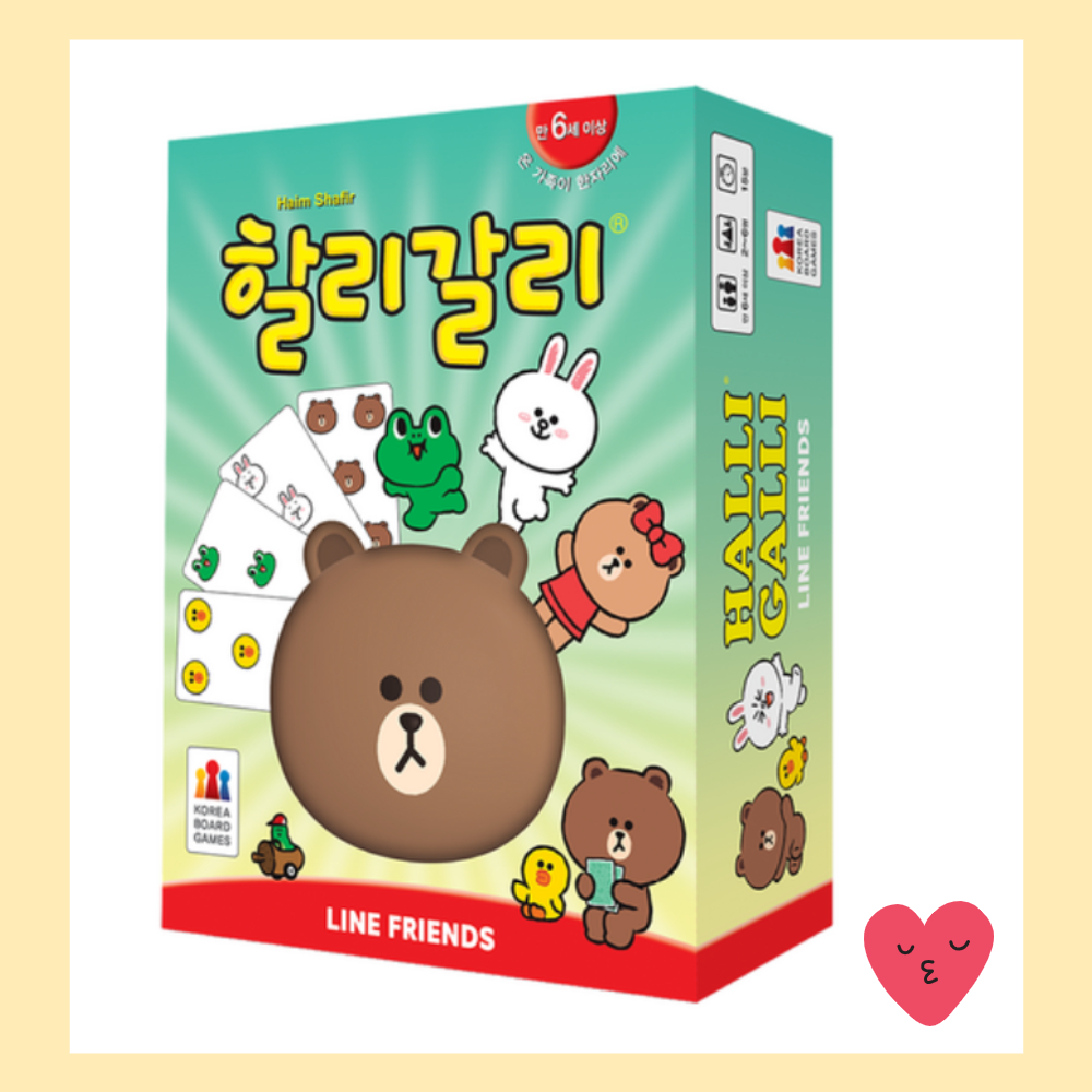 [Korea] เกมกระดาน Line friends Halli galli