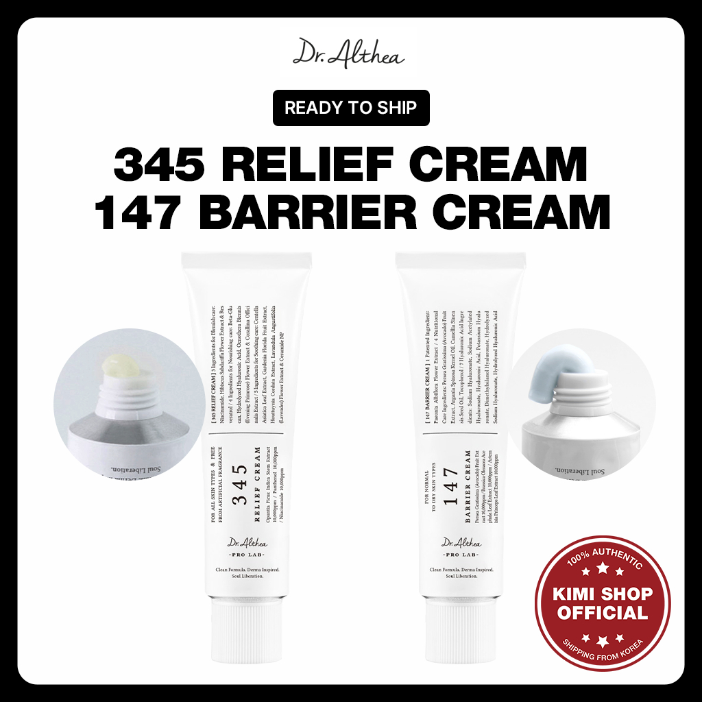 [ดร. Althea] 345 Relief Cream & 147 Barrier Cream