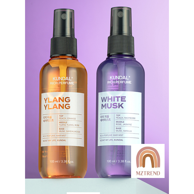 [MZTREND] KUNDAL ใหม่สเปรย์ฉีดผมกลิ่นเข้มข้น 100ml / Daiso in Korea