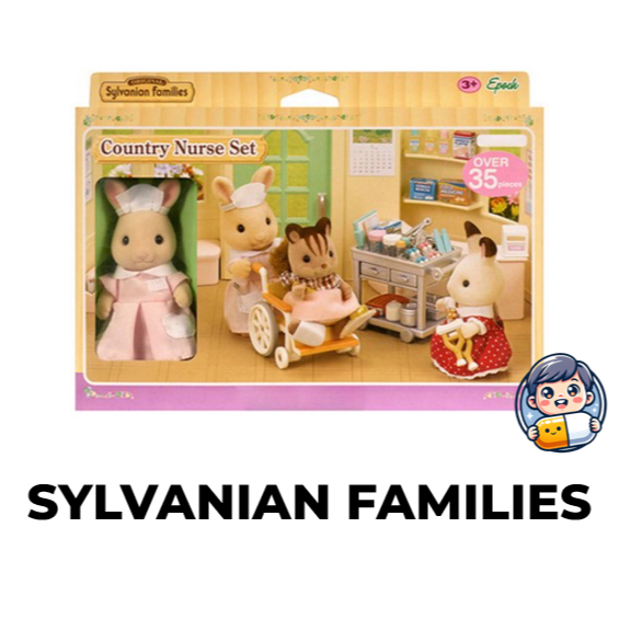 Sylvanian FAMILIES ชุดฟิกเกอร์พยาบาล, Kids นําเสนอตุ๊กตาของเล่นเด็ก