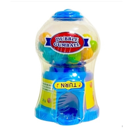 Mini Machine Candy Decorative – Jelly Candy Double Gum Ball (35g, สีสุ่ม)