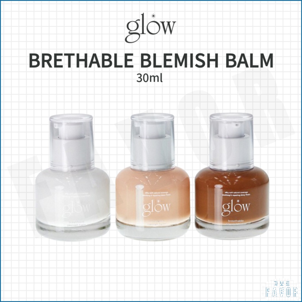 Glow breathable blemish balm 30ml bb cream tone up cream glow bb