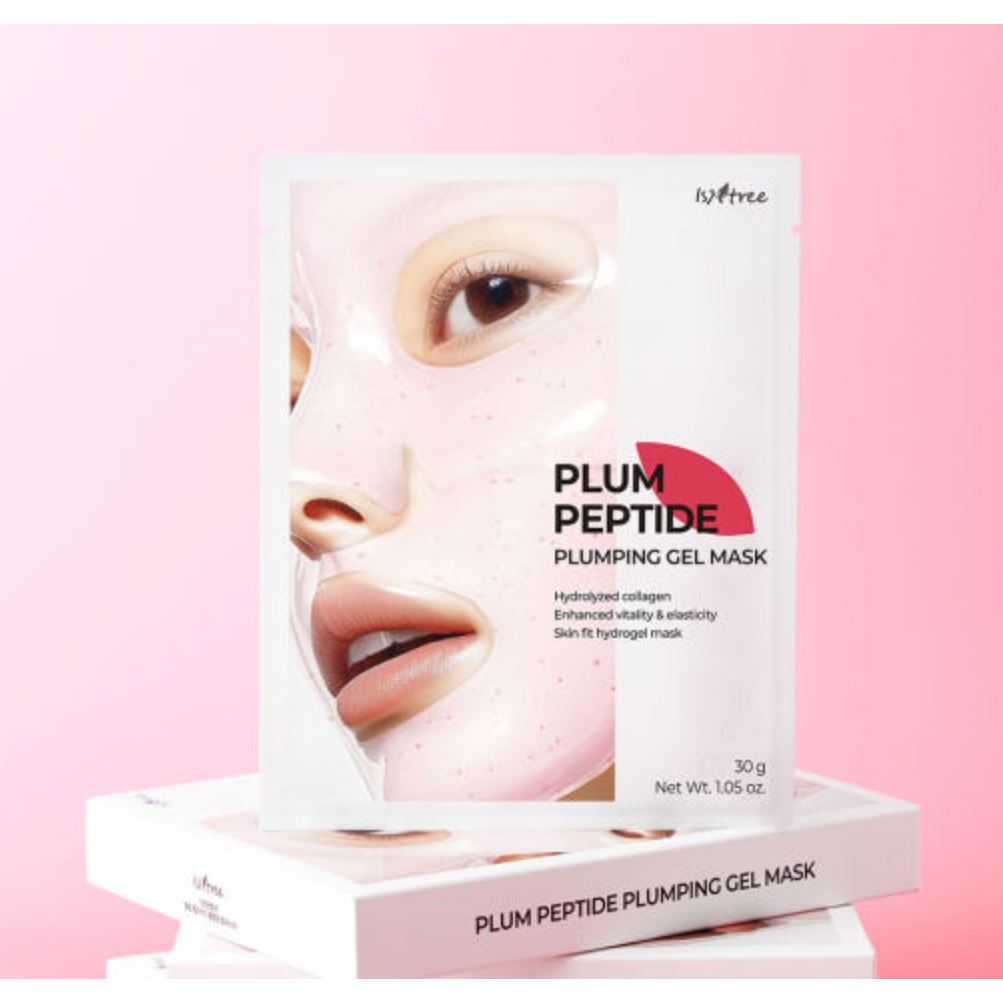 Is&tree PLUM PEPTIDE PLUMPING GEL MASK (4 แผ่น/8 แผ่น)