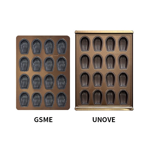 Silpap Gold UNOVE/GSME Pan Madeleine,Fnancier,Shell,Lemon,Baton (ภาชนะอุ่น)