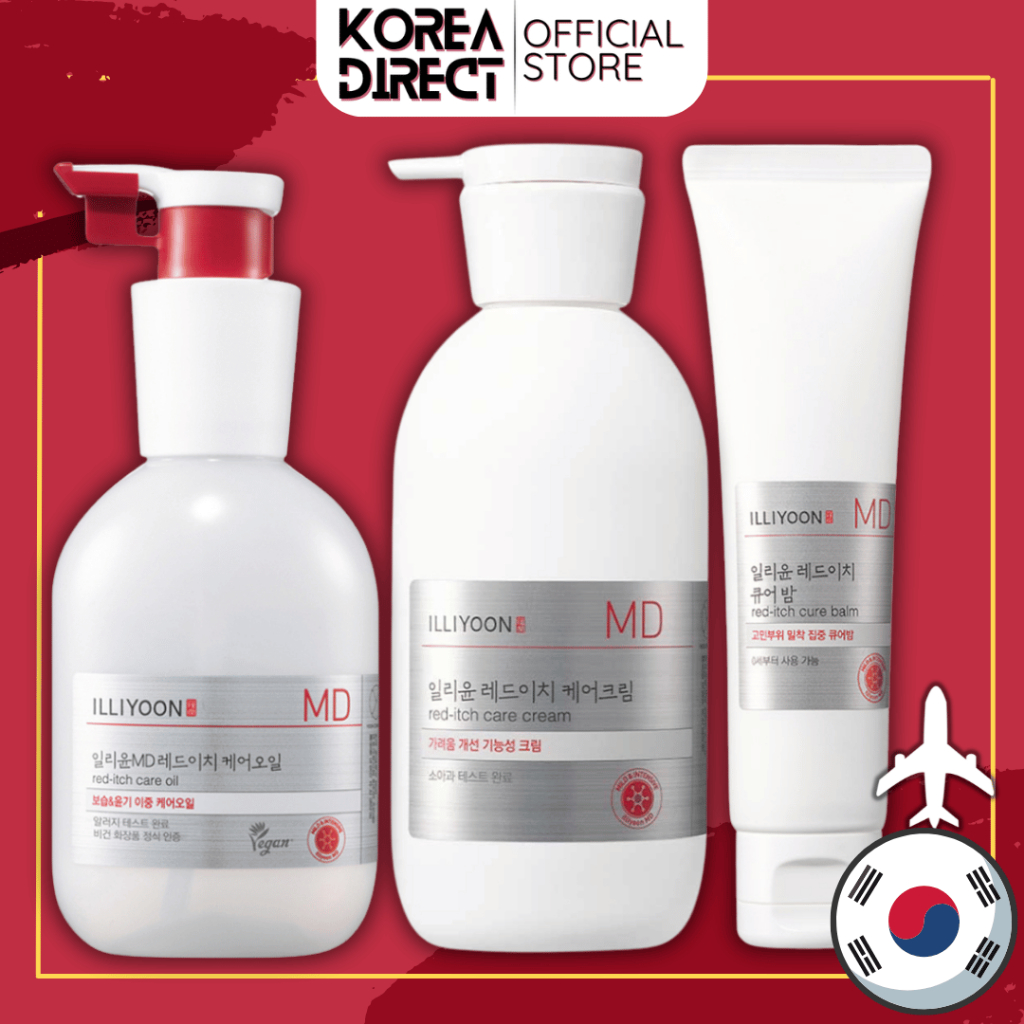 Illiyoon MD Red-itch Care Cream 330ML, Balm 60ml, Oil 200ml, Costco MD Total Care pack for All Age, 0 เดือน