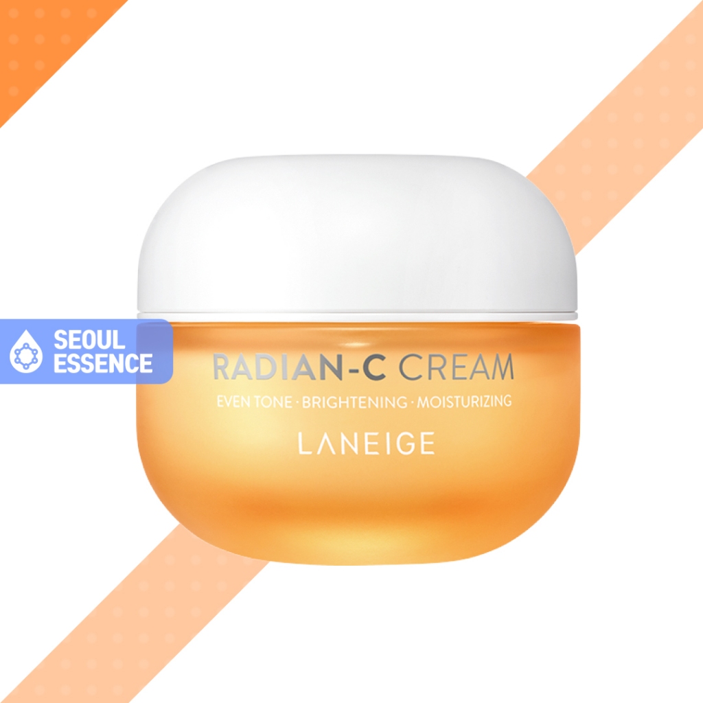 LANEIGE Radian-C cream 30ml / 10ml - ครีมวิตามินเพื่อผิวกระจ่างใสจากแกนที่มีพลังของบูสเตอร์ซุปเปอร์โทนอัพ