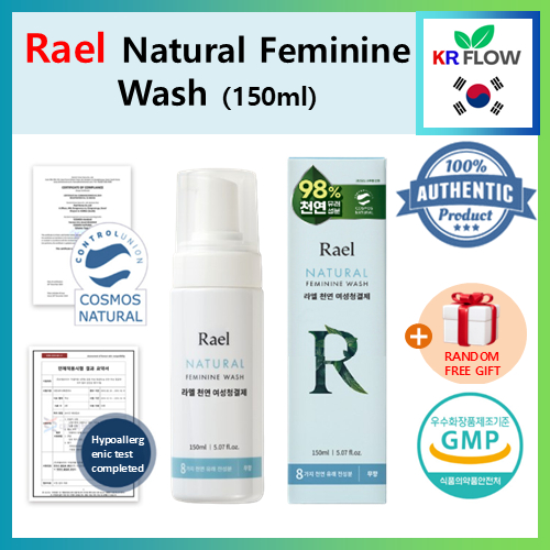 [Rael ] Natural Feminine Wash ( 150ml + RANDOM FREE GIFT