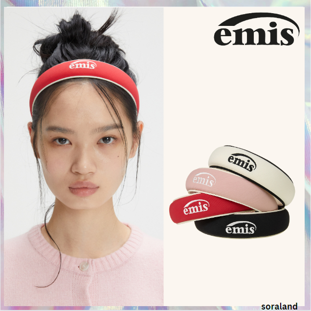 [EMIS] Nylon PADDED HAIRBAND 4 สี (ใหม่2024)