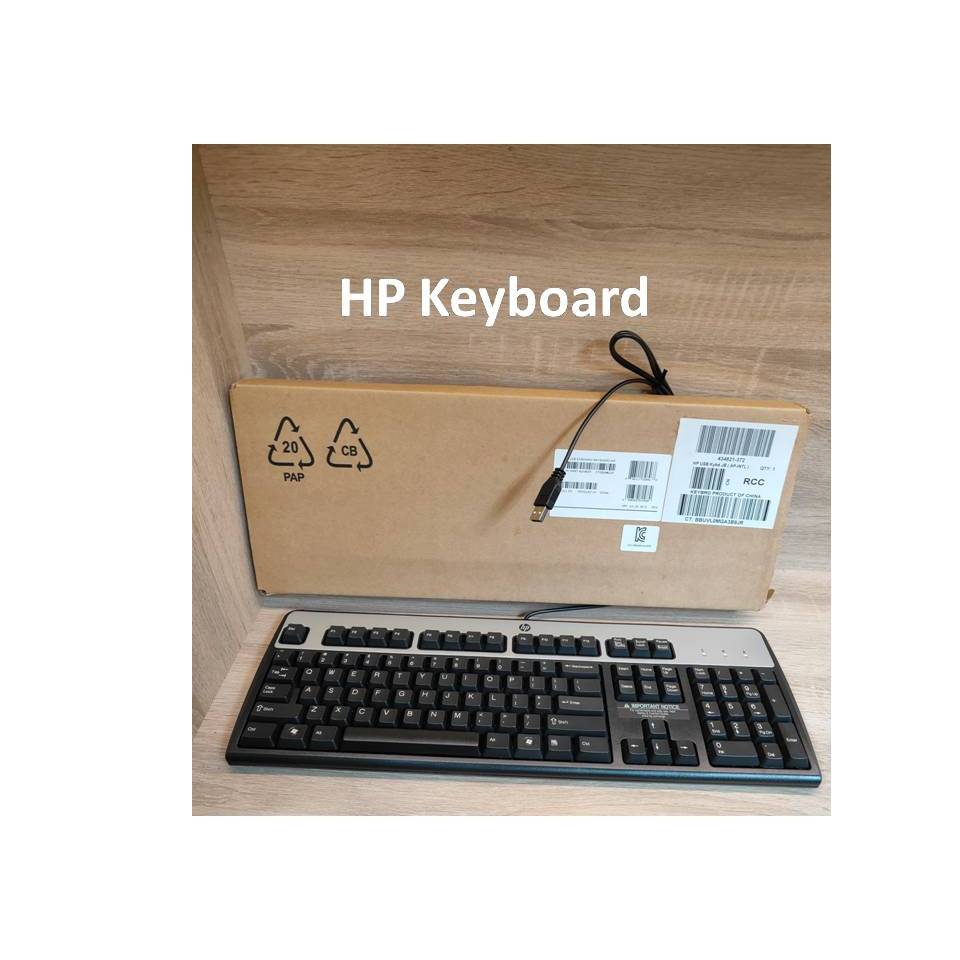 คีย์บอร์ด HP & Dell USB ใหม่เอี่ยม